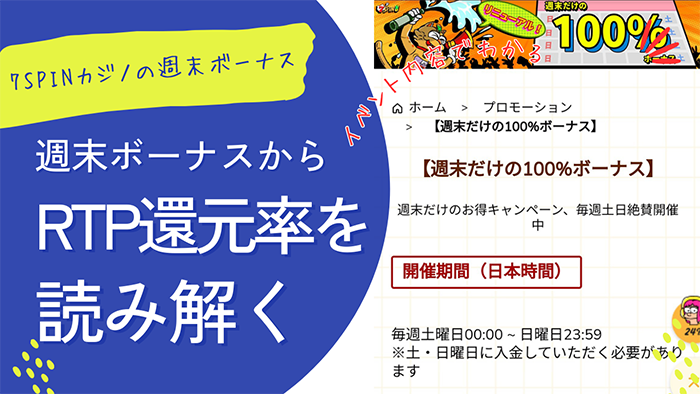 7スピンカジノ-RTP還元率
