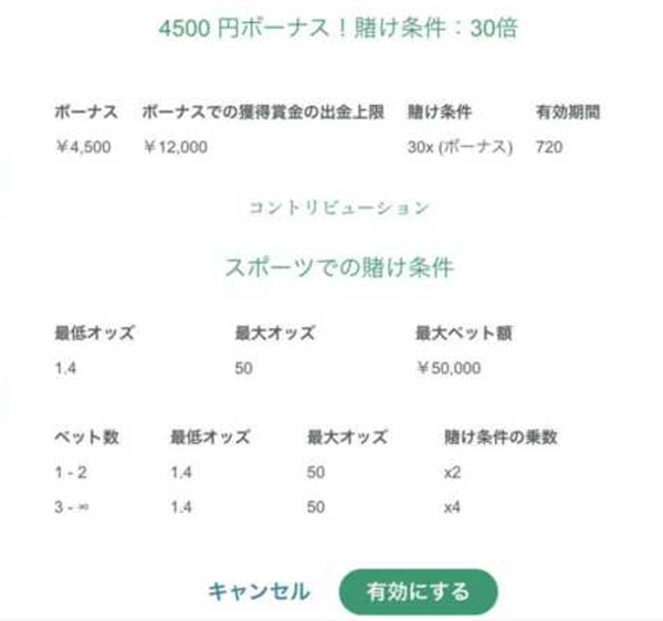 テッドベットカジノ入金不要ボーナススポーツベット